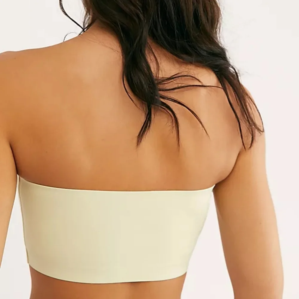Free People Nina Neo Tube Bandeau Bralette Daybreak Yellow S